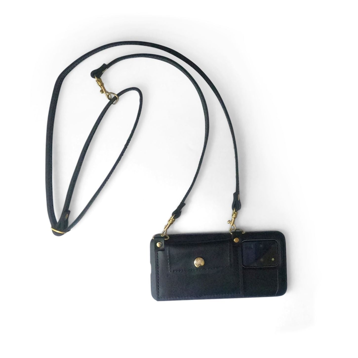 LV Eva | Upcycled Designer Phone Wallet Crossbody in Leather