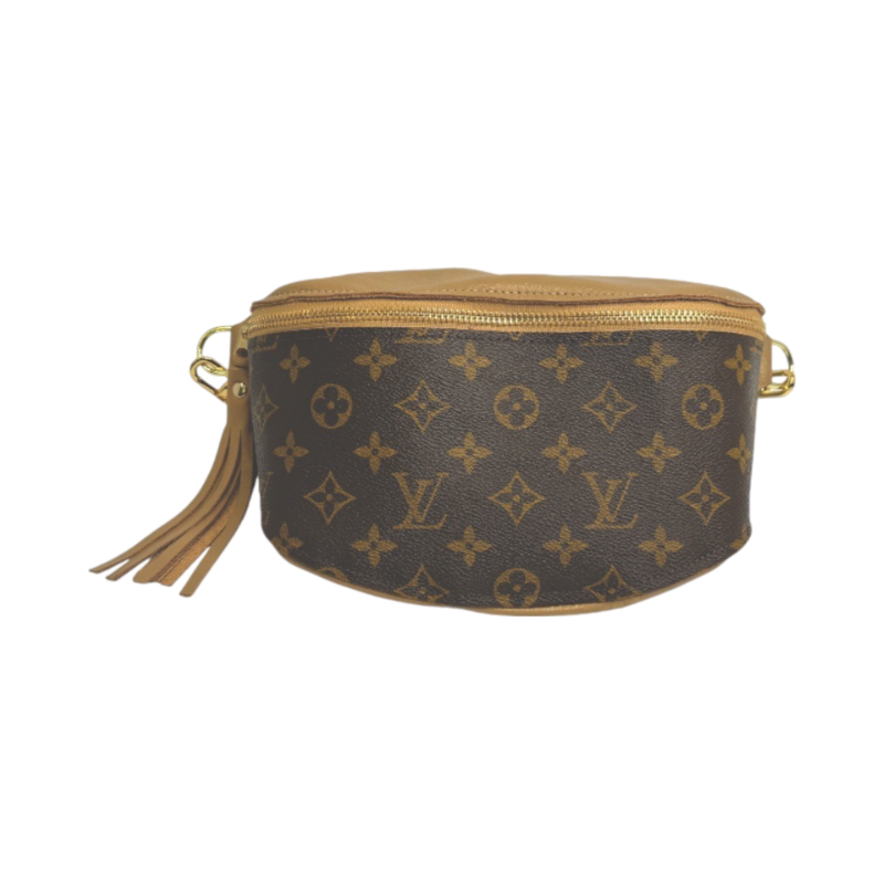 Upcycled LV Full Front Belt Bag in Bronze Leather | Britt