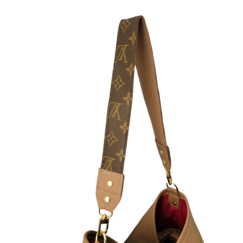 LV leather handbag strap 