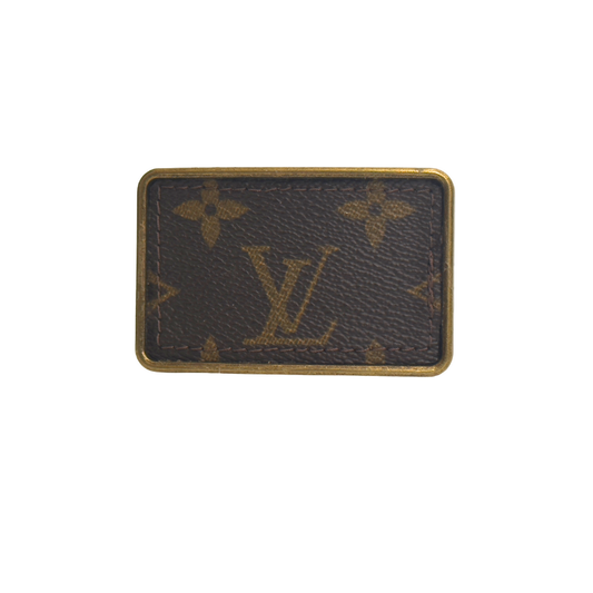 Boujee Belt Buckle | Upcycled LV