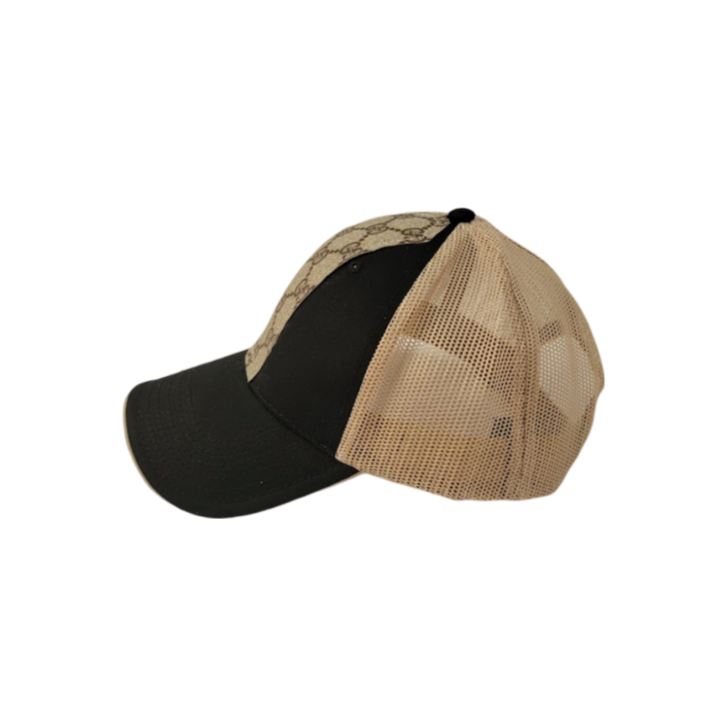 Couture Cap Trucker Hat In Upcycled LV, GG