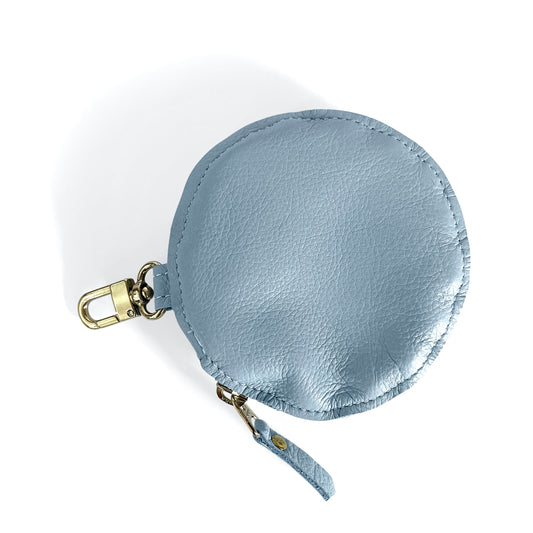 Betty Circle Pouch In Leather (Pre Made)