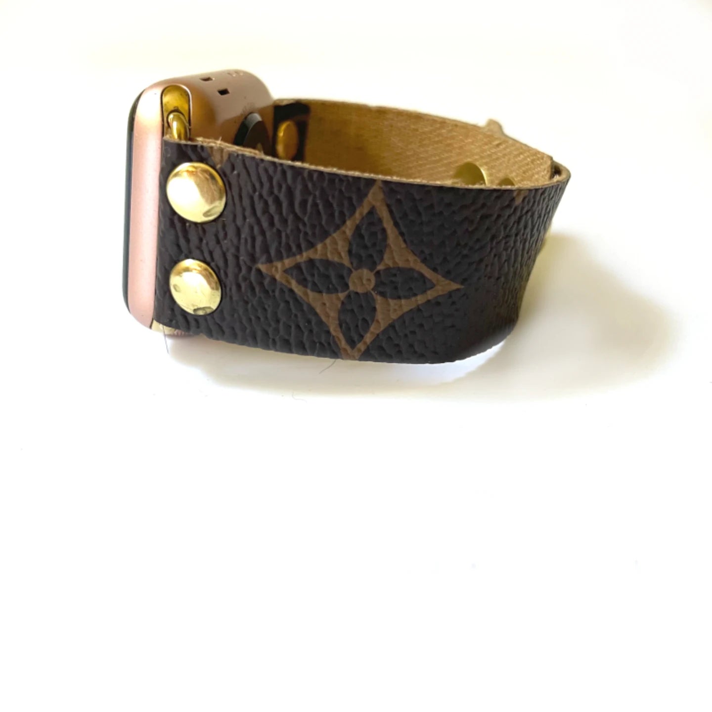 Beaudin Designs Upcycle Louis Vuitton Apple Watch Band Made from Real LV Canvas 38 40 41